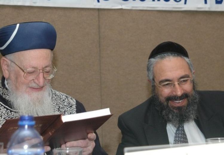 מו"ר הגר"מ מרדכי אליהו זצ"ל חבר העם התורה והארץ